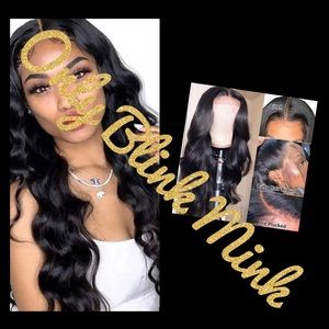 28” New wig body wave 180 dens HD lace virtually invisible